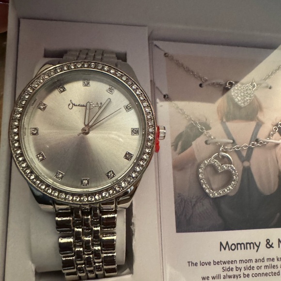 Jessica Carlyle Watch and matching Mommy & Me necklace set - Picture 3 of 5